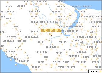 map of Duangniog