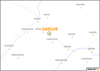 map of Duanjia