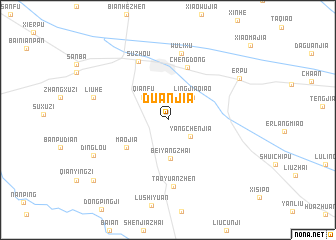 map of Duanjia