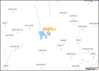 map of Duanli