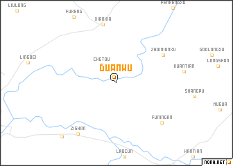map of Duanwu
