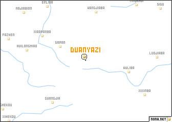 map of Duanyazi