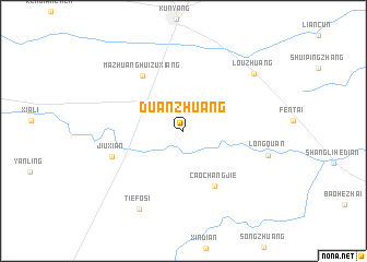 map of Duanzhuang