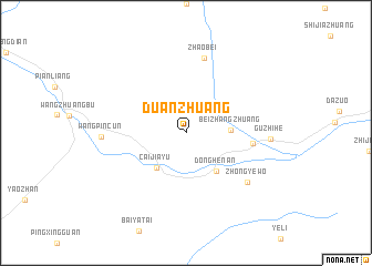 map of Duanzhuang