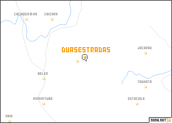 map of Duas Estradas