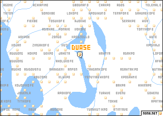 map of Duase