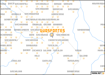 map of Duas Fontes