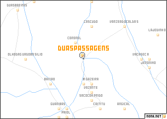 map of Duas Passagens