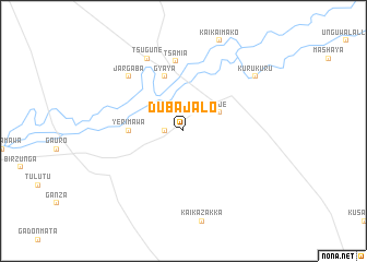 map of Duba Jalo