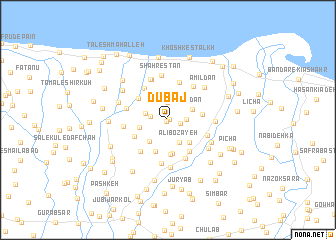 map of Dūbāj