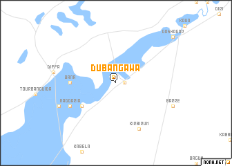 map of Dubangawa