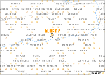 map of Dubany