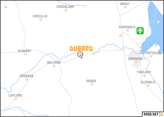 map of Dubard