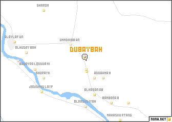 map of Dubaybah