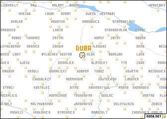 map of Dubá