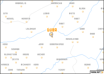 map of Duba