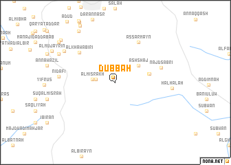 map of Dubbah