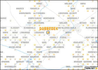 map of Dubbroek