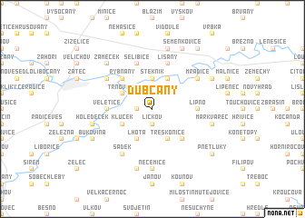 map of Dubčany