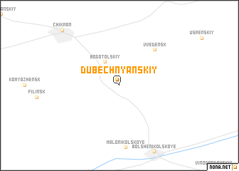 map of Dubechnyanskiy