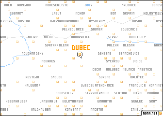 map of Dubec