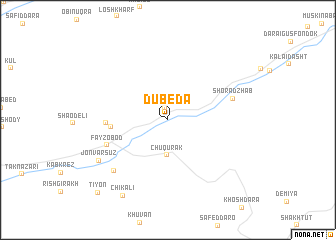 map of Dubeda