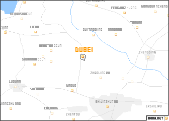 map of Dubei