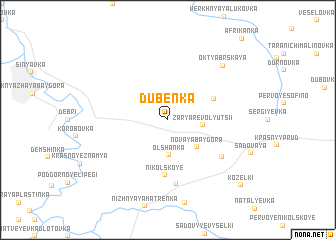map of Dubënka