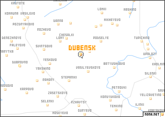map of Dubensk