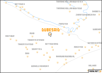 map of Dūb-e Sa‘īd