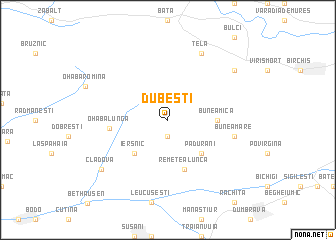 map of Dubeşti