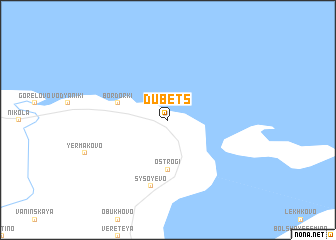 map of Dubets