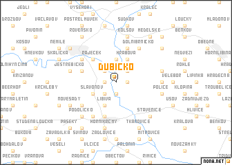 map of Dubicko