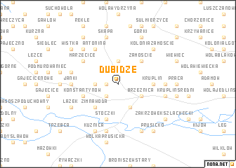 map of Dubidze