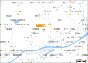 map of Dubielno