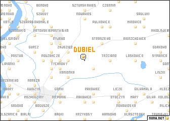 map of Dubiel