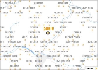 map of Dubie