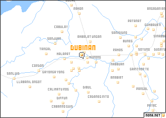 map of Dubinan