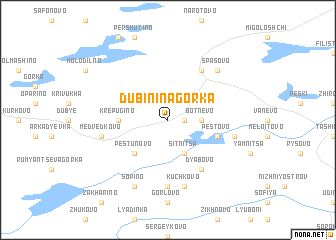 map of Dubinina Gorka