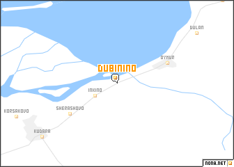 map of Dubinino