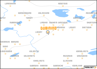 map of Dubinino