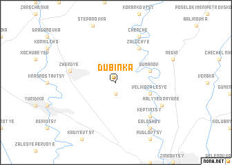 map of Dubinka