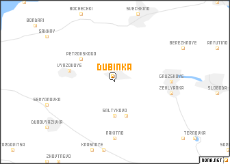 map of Dubinka