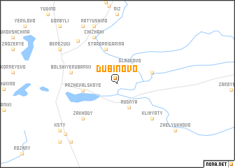 map of Dubinovo