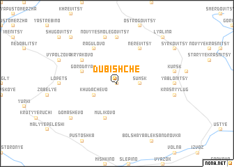 map of Dubishche