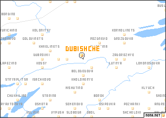 map of Dubishche