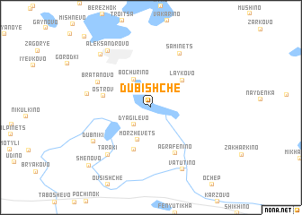 map of Dubishche