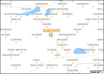 map of Dubishki