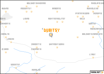 map of Dubitsy