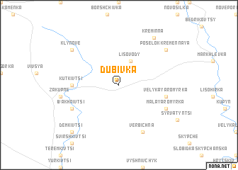 map of Dubivka